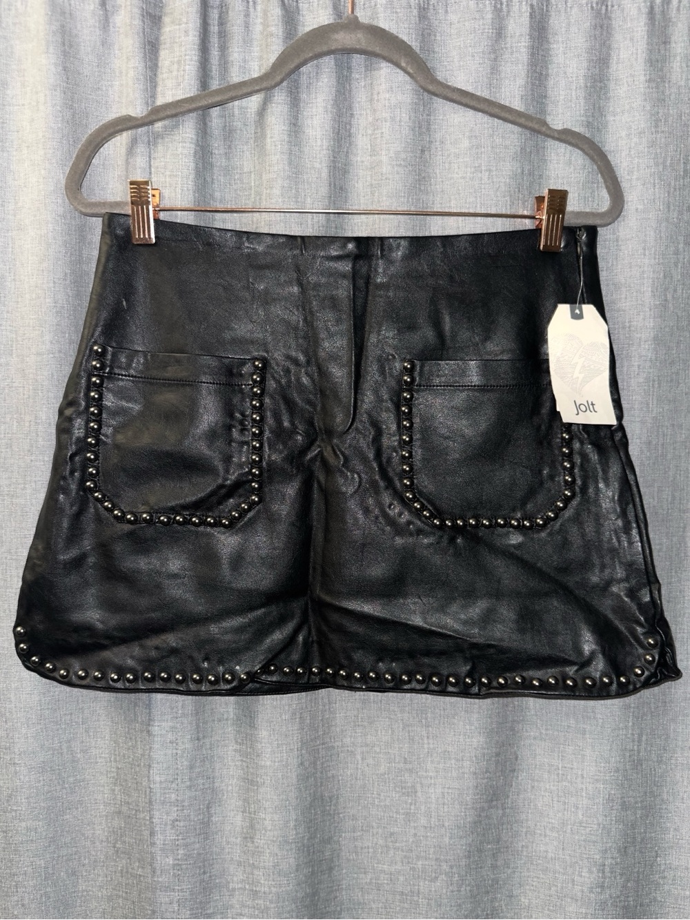 Jolt Studded Mini Skirt